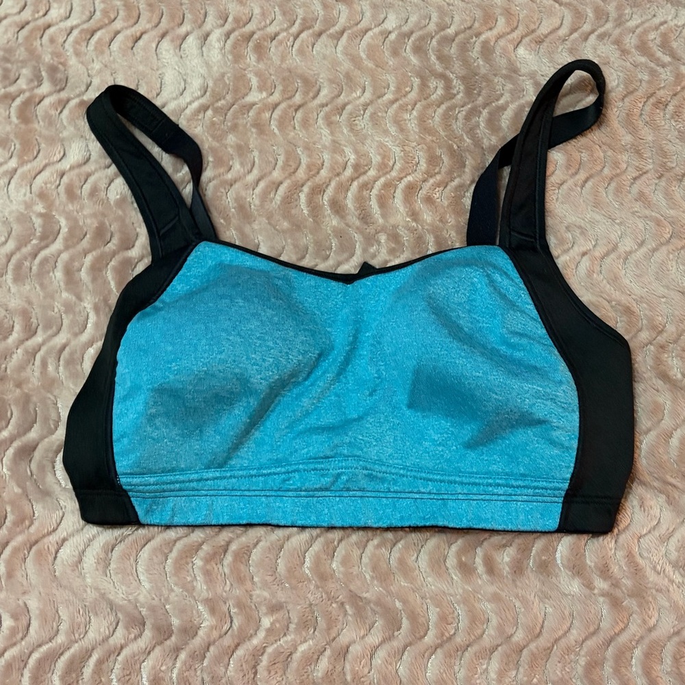Champion Blue and Black Sports Bra